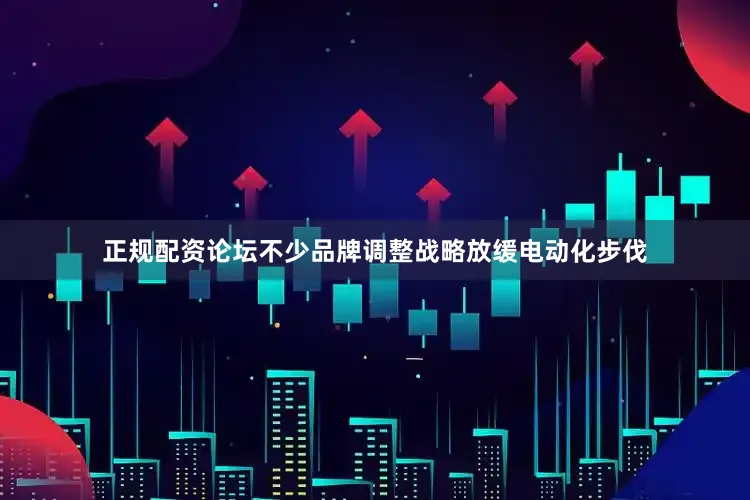 正规配资论坛不少品牌调整战略放缓电动化步伐